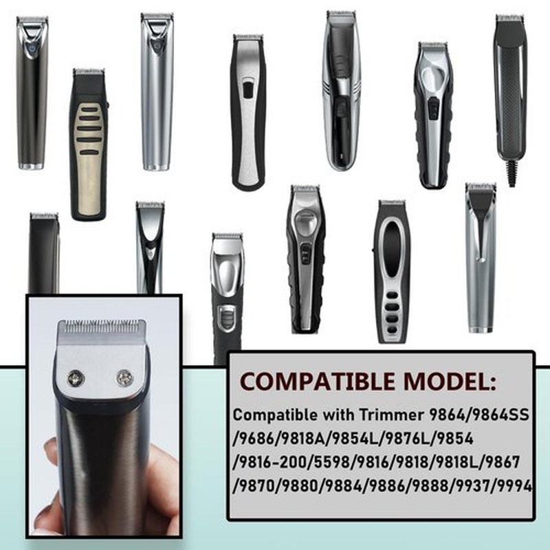 30MM Stainless Steel Replacement Blade Compatible with WHAL All-in-One Lithium Ion Trimmers,Model 59300 (Silver, 1 piece)