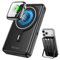 Nepagz for Magsafe Portable Charger, 10000mAh Power Bank, Black