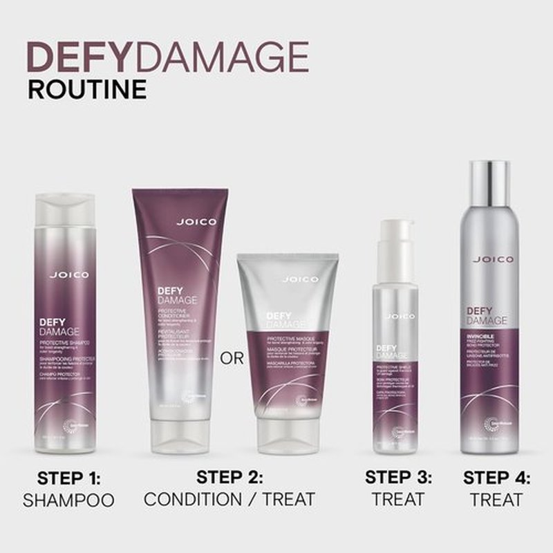 Joico Defy Damage Protective Shampoo - Strengthen Color-Treated Hair & Preserve Color | Moringa Seed Oil & Arginine