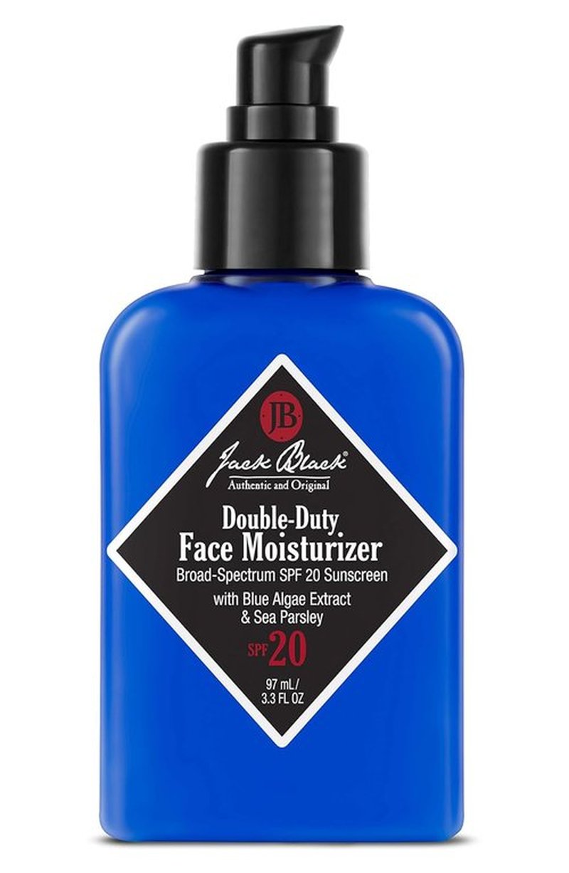 Jack Black Double Duty Face Moisturizer - SPF 20 Hydrating Cream for Men | Lightweight Facial Lotion