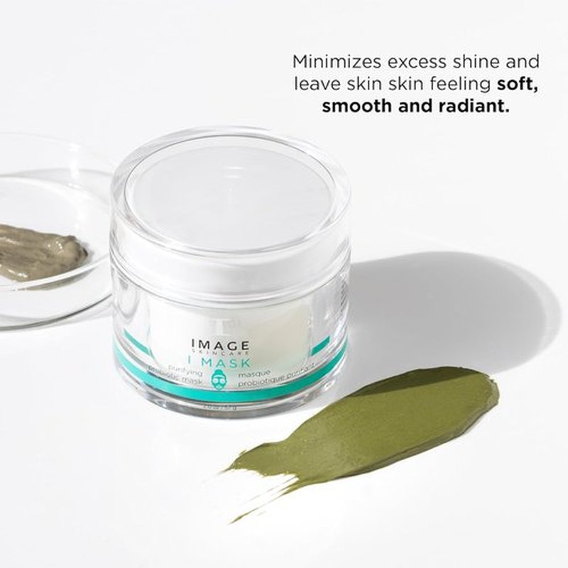 IMAGE Skincare I MASK - Purifying Probiotic Clay & Charcoal Facial Mask | Refine & Balance, 2 oz