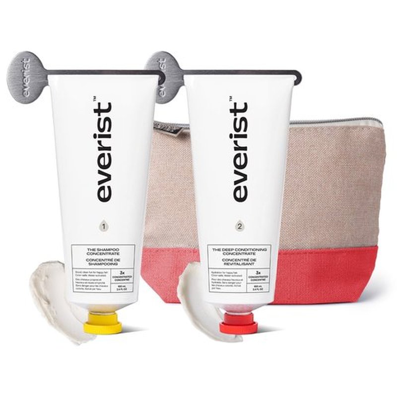 Everist Haircare Set - Shampoo & Deep Conditioner Concentrates for Strengthening & Hydrating | 3.4 fl oz Each