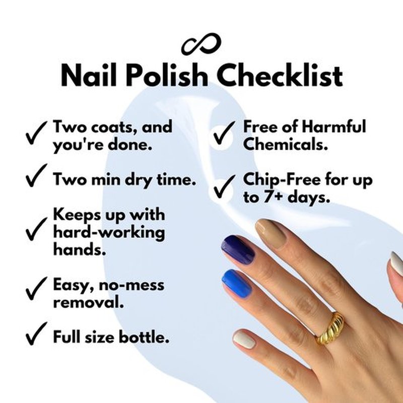 Eternal Nail Polish Set 4 Piece Kit: Long Lasting, Quick Dry and Cruelty Free. Made in USA - 0.46 Fluid Ounces Each (Santorini)