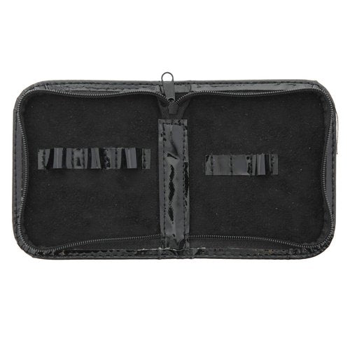 Barbasol CBG11001BLK 6-Piece Nail Grooming Set with Travel Case - Black