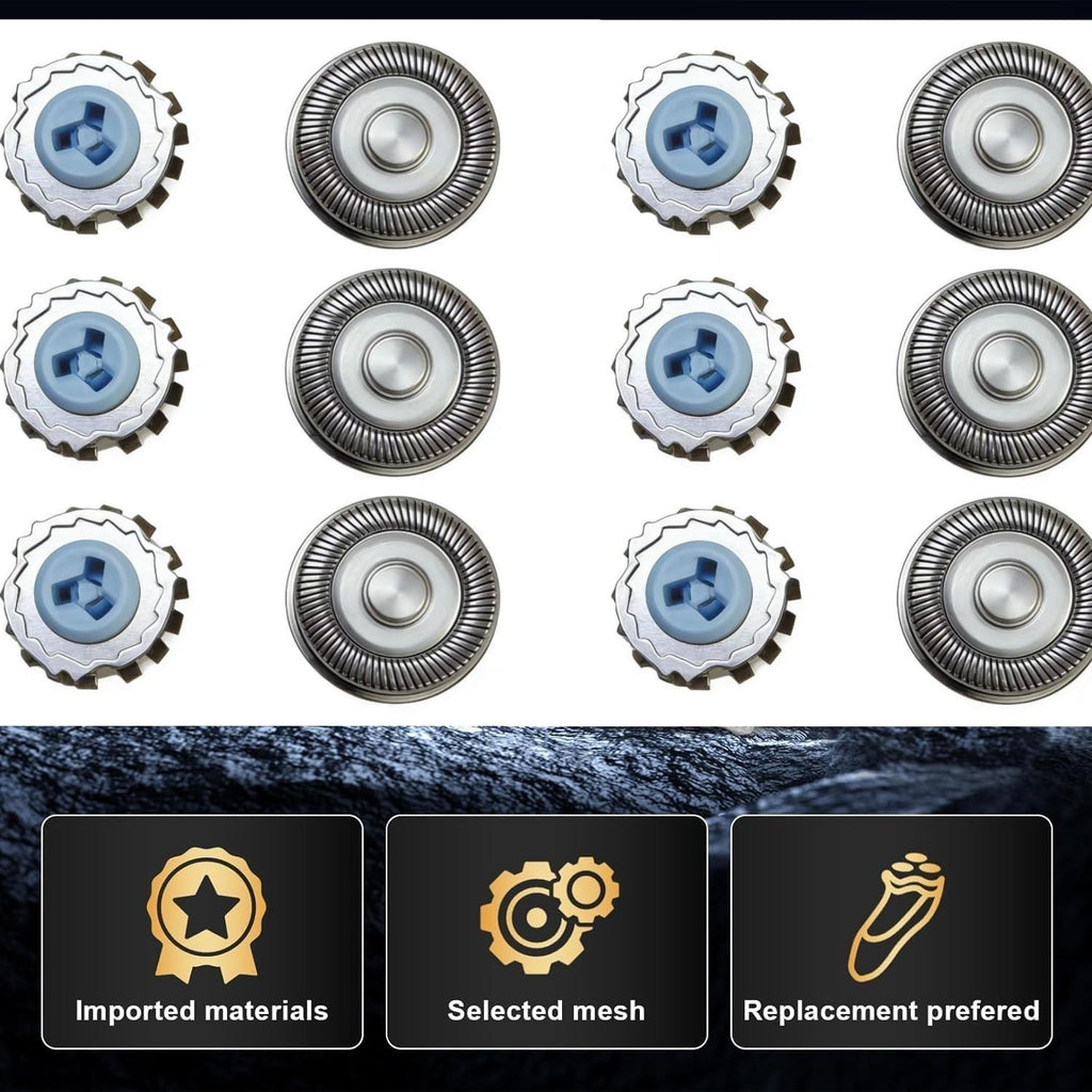 SH71/70 Replacement Heads Compatible with Philips Norelco 7000 Replacement Blades,New Upgraded SH71 Replacement Blades for 7500 S7370 S7371 S7720 and SW7700 6 Pack