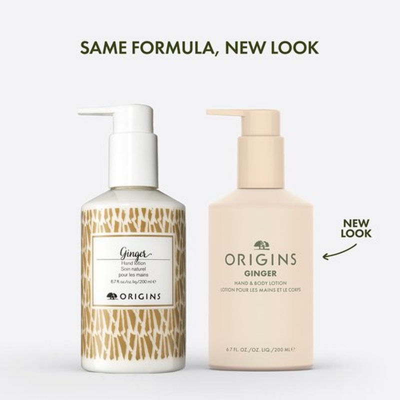 Origins Ginger Hand & Body Lotion for Dry Skin | Hydrates & Softens | With Vitamin E & Aloe Vera | Travel Size, 2.75 Fl Oz