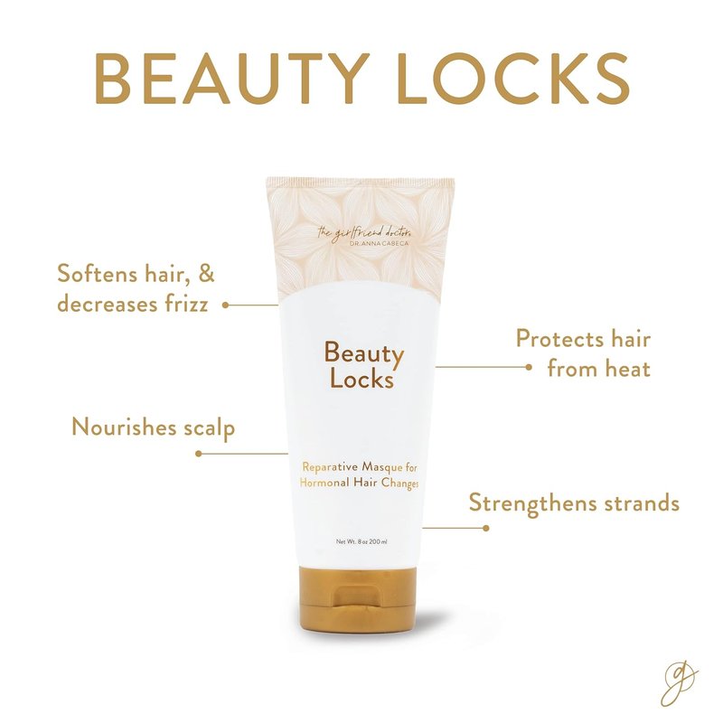 VIDAPURA Beauty Locks Hair Masque - Deep Nourishing Treatment by Dr. Anna Cabeca for Midlife Hair, 4 oz
