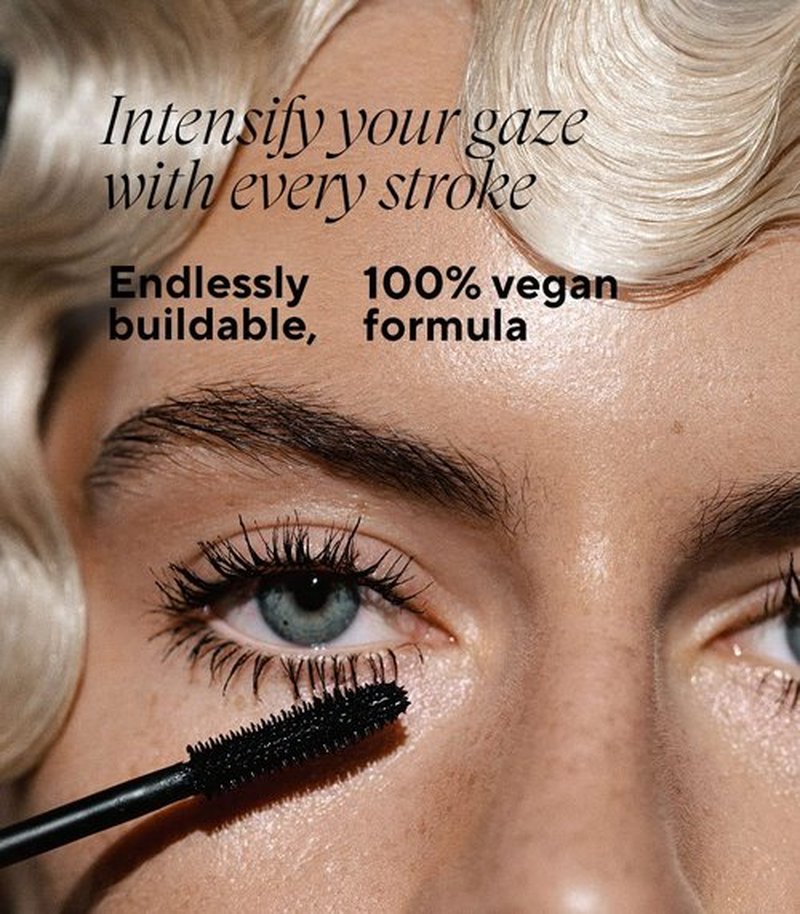 MÁDARA Bold Volume Mascara - Vegan Lengthening & Volumizing Black Formula with Natural Pigments | 0.20 oz