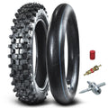HOLATO Rear 80/100-12 3.00-12 Tire and Inner Tube for 110cc 125cc CRF70 CRF110 XR70 KLX110 TTR90 PW80 RM60 RM65 TaoTao DB14 SSR Apollo Coolster Dirt Pit Bike Motorcycle Off Road Motocross Heavy Duty