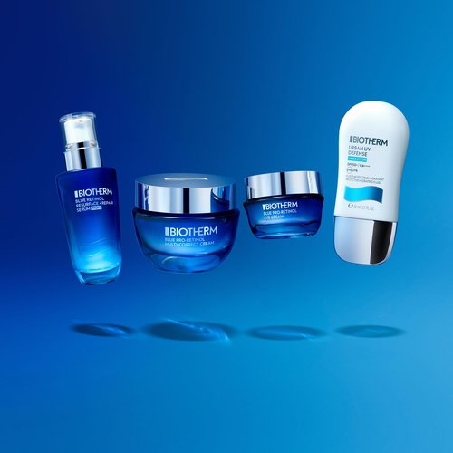 Biotherm Blue Pro-Retinol Wrinkle Smoothing Eye Cream, Anti-Wrinkle and Dark Circles Eye Care with Biotech Plankton & Pro-Retinol, Smoothes and Brightens, Ophthalmologically Tested, Vegan, 0.5 Fl. Oz