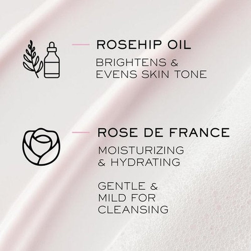 Lancôme Créme Mousse Confort Foaming Facial Cleanser - Gentle Hydrating Makeup Remover with Rosehip Oil | 4.2 Fl Oz