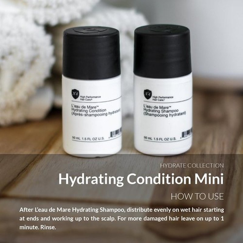 Number 4 Mini Hydrating Hair Conditioner - Travel Size Moisturizing Deep Conditioner for Dry, Damaged Hair | 1.5 oz