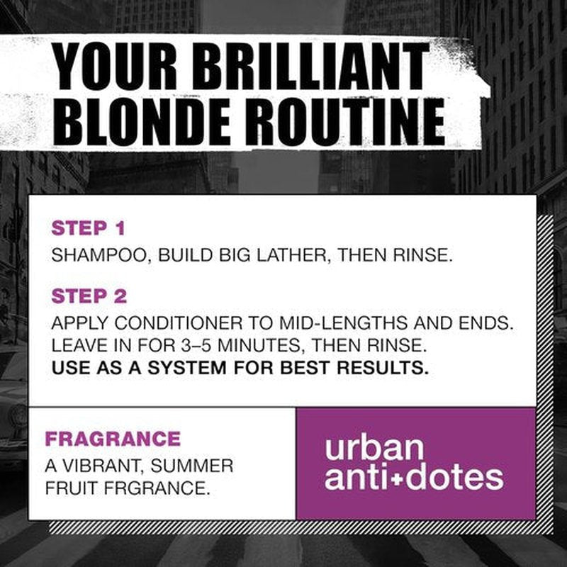 TIGI Bed Head Dumb Blonde Shampoo - Nourishing Formula for Blonde Hair | 25.36 Fl Oz