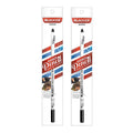 (2) Black Ice Spray Barber Pencils (White)
