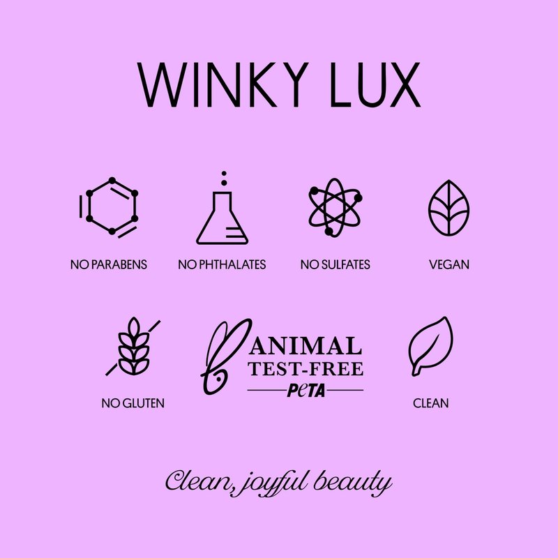 Winky Lux In The Stars Lip Oil - Silky Shine & Hydrating Non Sticky Lip Gloss, Infused with Golden Stars & Nourishing Jojoba Oil, with Soft Vanilla Scent