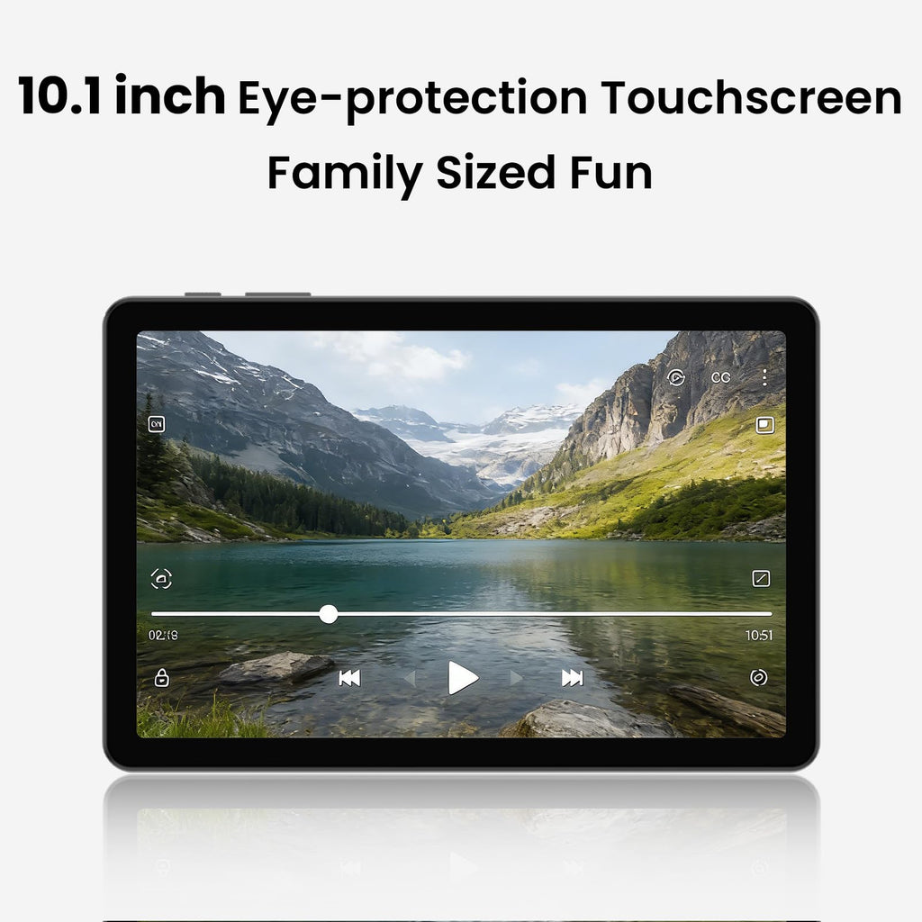 COLORROOM Android16 Tablet,10inch Tablet with Case, Octa Core CPU,Blue
