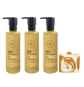 Bath & Body Works Coco Shea Honey Fragranced Rich Moisture - 3 Body Lotion- with a Peach Gardenia Bar Soap