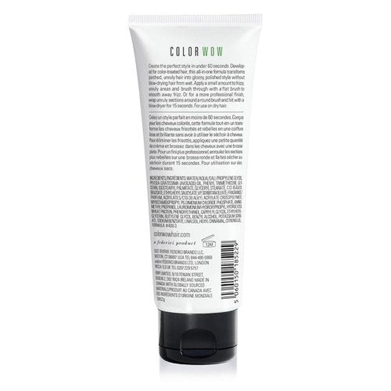 COLOR WOW One Minute Transformation - Instant Frizz Fix Styling Cream | Nourishing Avocado Oil & Omega 3's for Smooth, Silky Hair