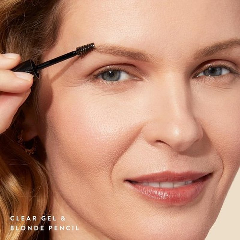 Laura Geller New York Waterproof Brow Pencil & Gel - Blonde Shade for Perfectly Sculpted Brows