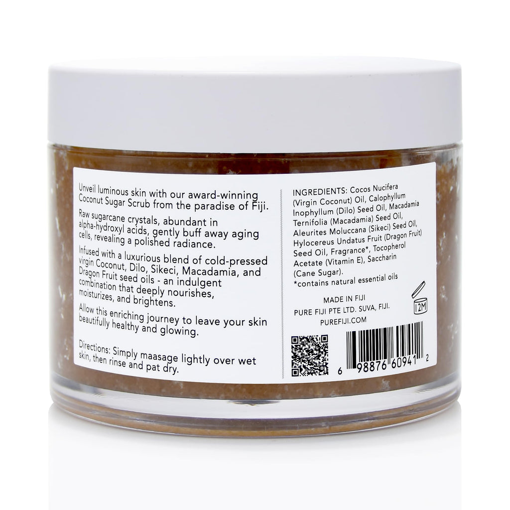 Pure Fiji Coconut Sugar Body Scrub, Coconut (10.14oz/300ml)