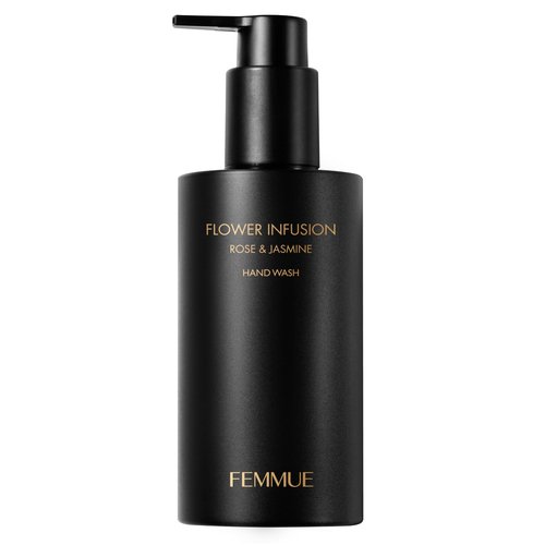 FEMMUE Flower Infusion Hand Wash - Rose & Jasmine (7.76 fl oz) | Gentle Liquid Cleanser | Hydrating & Nourishing For Soft Skin | Korean Beauty Skincare