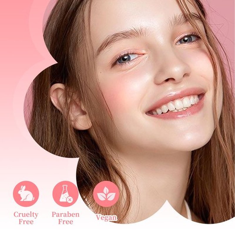 Color Nymph Liquid Stamp Blush, Multi-Use Face Blusher丨Makeup Blush for Eyes, Lips & Cheeks, Hydrating, Buildable & Long-lasting Formula, Vegan & Cruelty-free (Misty Rose)