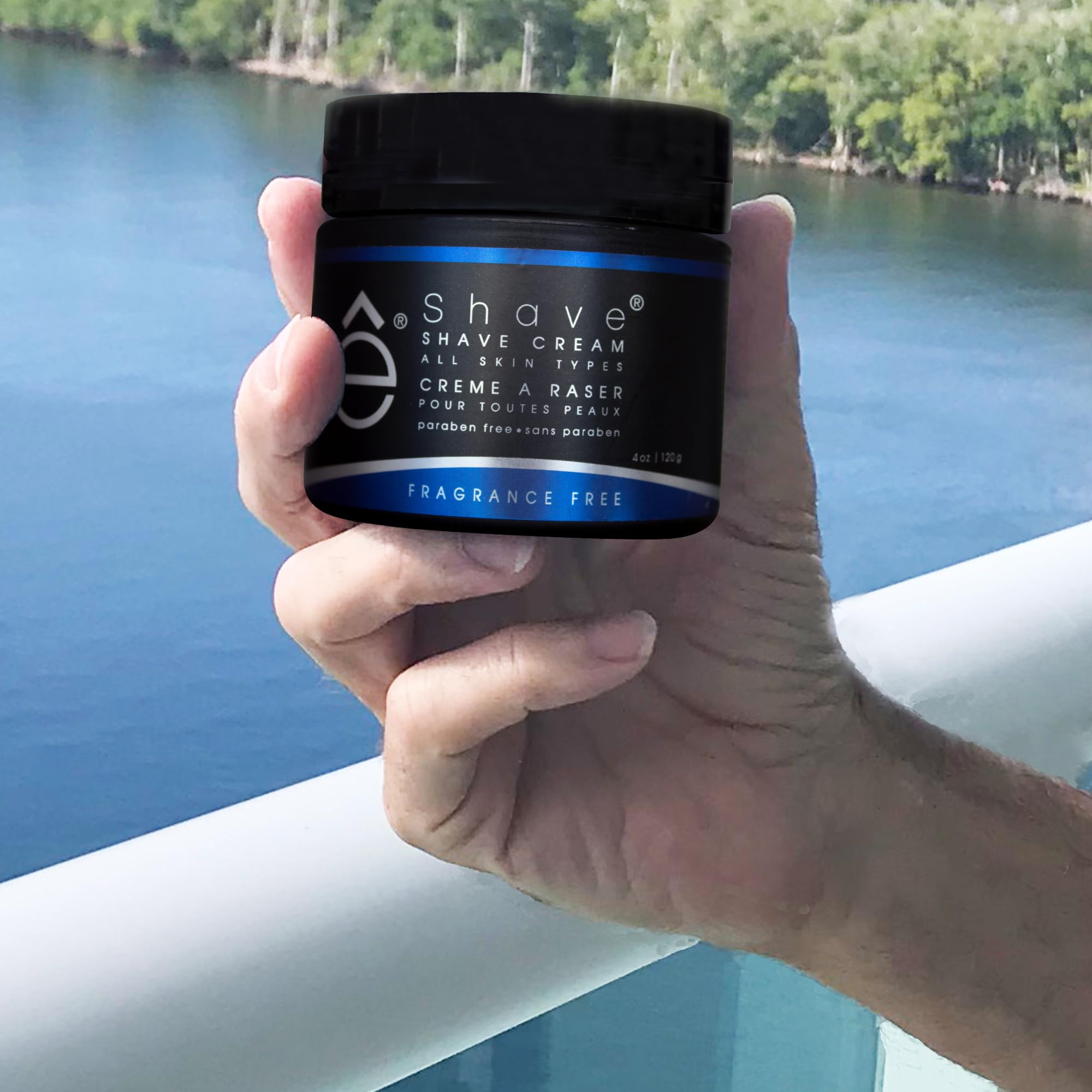 eShave Shaving Cream for Men, Fragrance Free, prevents shaving irritation and razor burn, generates a rich lather for a soft, silky, Smoothest Shave