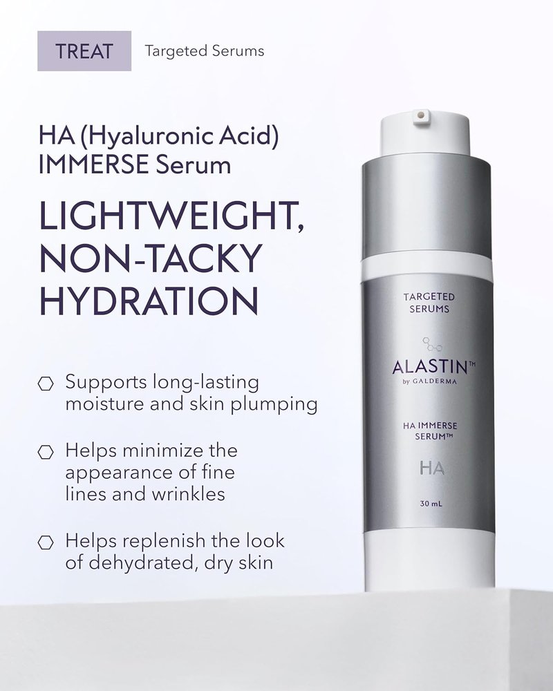 ALASTIN Skincare Hyaluronic Acid Face Serum - Restorative Moisturizer for Radiant Skin (1 oz)