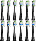 Philips Sonicare Replacement Brush Heads | Ultimate Care for ProtectiveClean 4100/5100/5300/6100 | 12 Count, Black