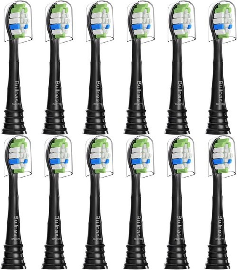 Philips Sonicare Replacement Brush Heads | Ultimate Care for ProtectiveClean 4100/5100/5300/6100 | 12 Count, Black