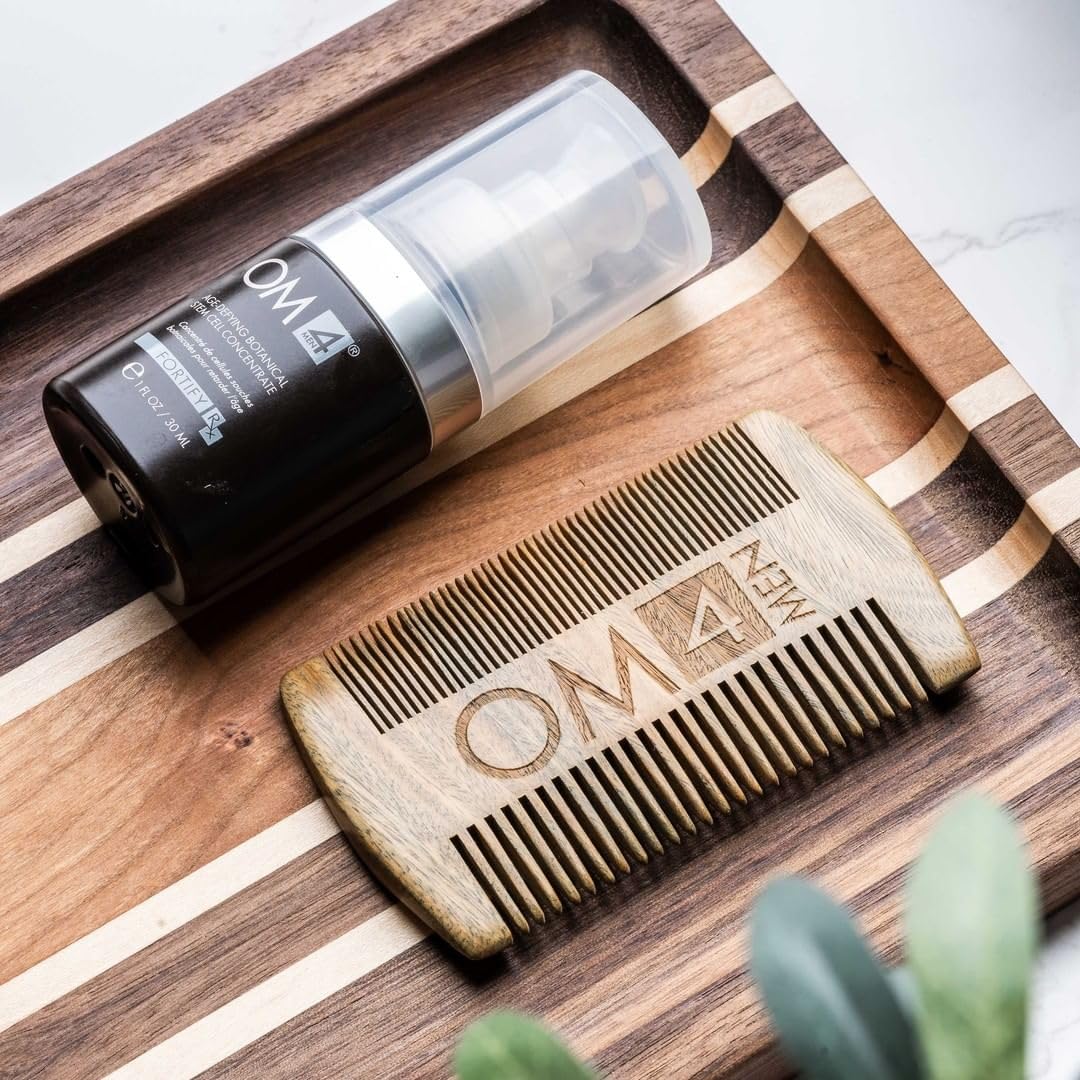 Organic Male OM4 Fortify: Age-Defying Botanical Stem Cell Concentrate- A non-greasy facial oil to deeply nourish and hydrate dry and normal skin types