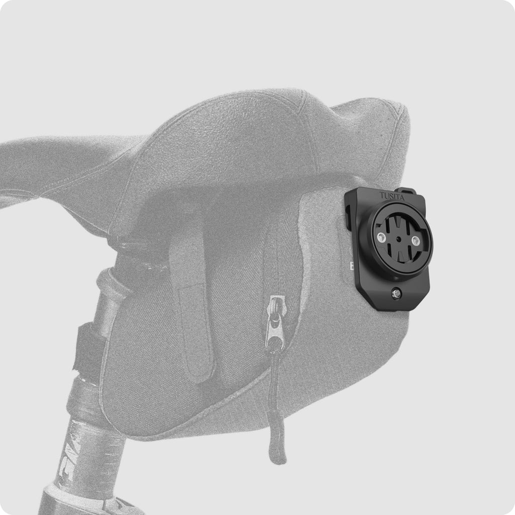 TUSITA Cycling Saddle Bag Clip Mount (Small Slot) Compatible with Garmin Varia RTL515, RTL510, RVR315, RearVue 820