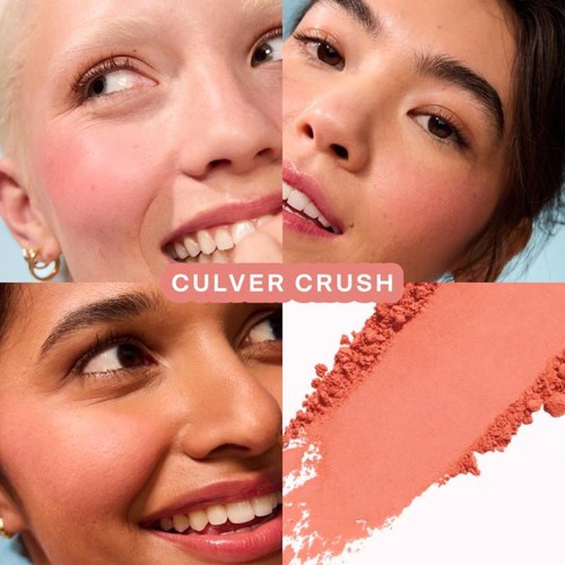 Tower 28 GetSet Matte Powder Blush - 12-Hour Sweat-Proof Formula for Smooth Skin | Culver Crush (1.13 oz)