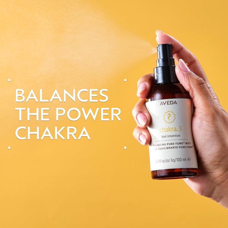Aveda Chakra 3 Balancing Pure-Fume Mist - Body & Room Spray with Organic Lavender | 3.4 Fl Oz