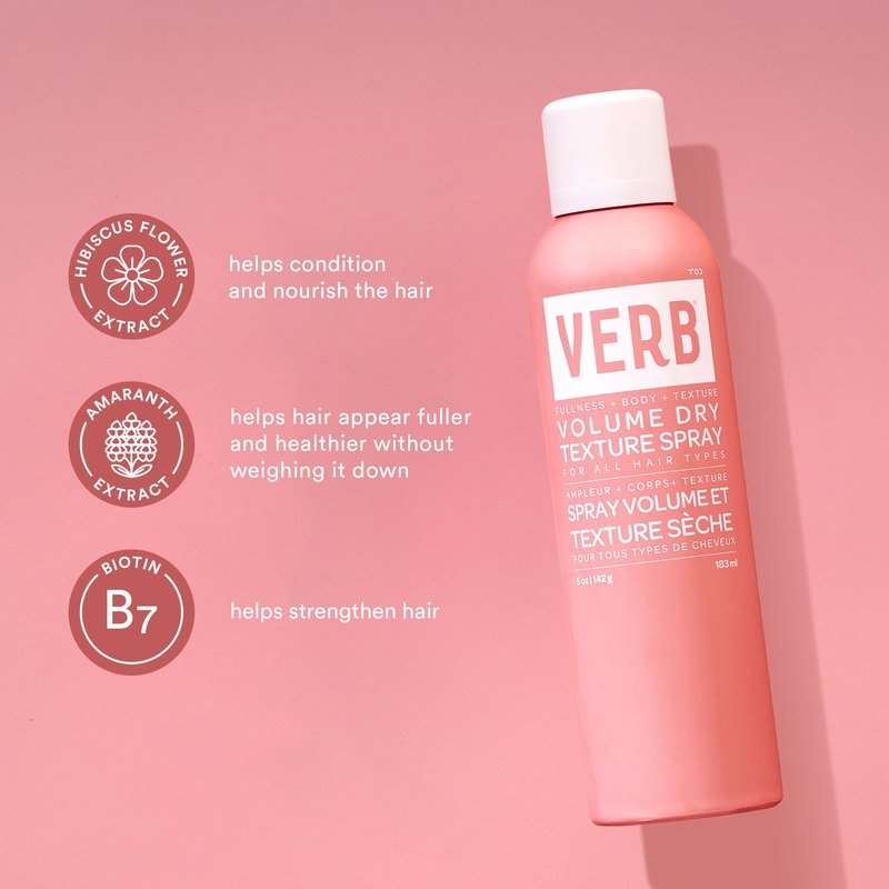 VERB Trial Kit, 6 pc - Includes Ghost Oil + Top Stylers & Samples for Volume, Moisture, Frizz Control & Heat Protection