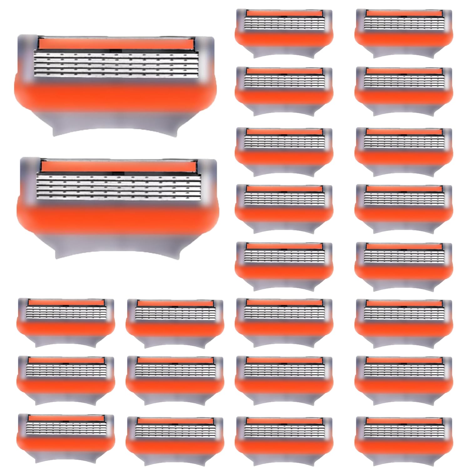 Premium Razor Blades for Men Compatible with 5 Razors, 5 Layer Stainless Steel Refills, High Performance Mens Blades for a Close & Comfortable Shave