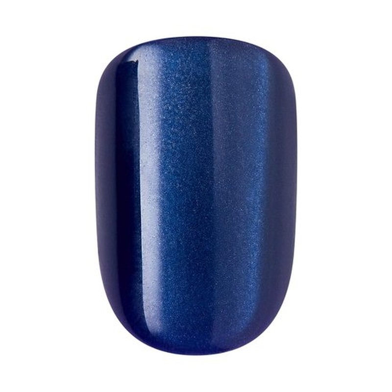 KISS imPRESS Press-On Nails - Velvet Romance ColorFX, Purple Short Squoval - 30 Nails & Accessories Included