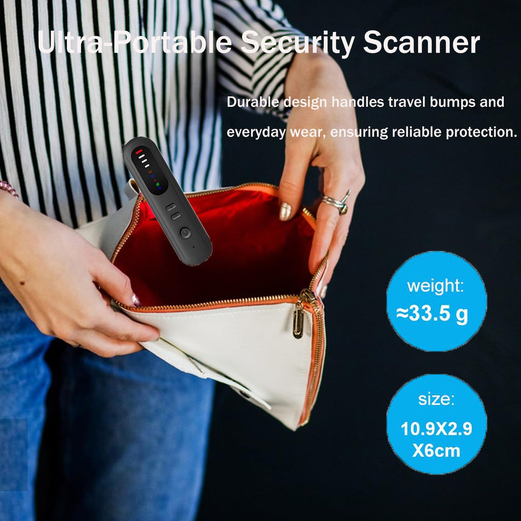 LXIANGN Hidden Camera Detector - 2025 5-in-1 Multi-Function Advanced Camera Detector and Bug Detector,Scanner for Home Office Travel Security