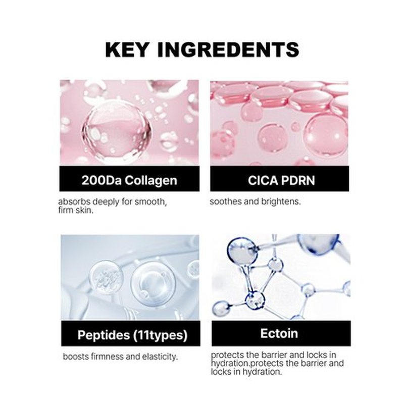 APOTHE RejuveGlow Peptide Collagen PDRN Lifting Mask — Instant Hydration, Pore Tightening & Wrinkle Care | Cooling Soothing Anti-Aging Sheet Mask for Sensitive Skin