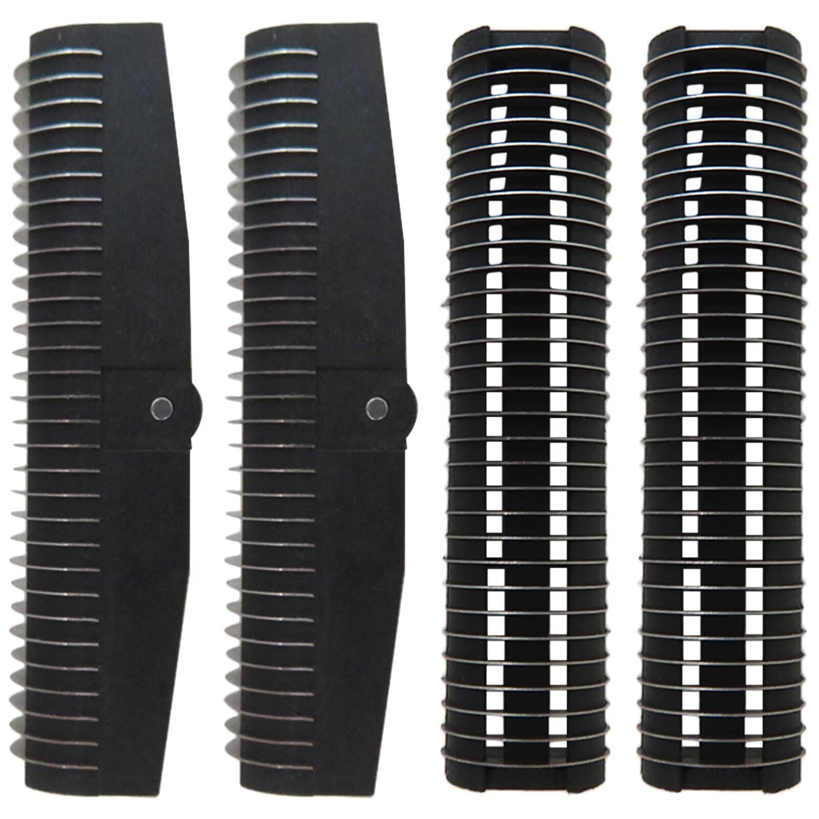 New Zafina-UP Foil Shaver Replacement Blades Fit for Andis Foil Shaver TS1 (17150, 17235, 17220), TS2 (17200), Fit for Wahl 5 Star Vanish(8173-700), 4Pcs Blades for Babylixx FXFS2 series