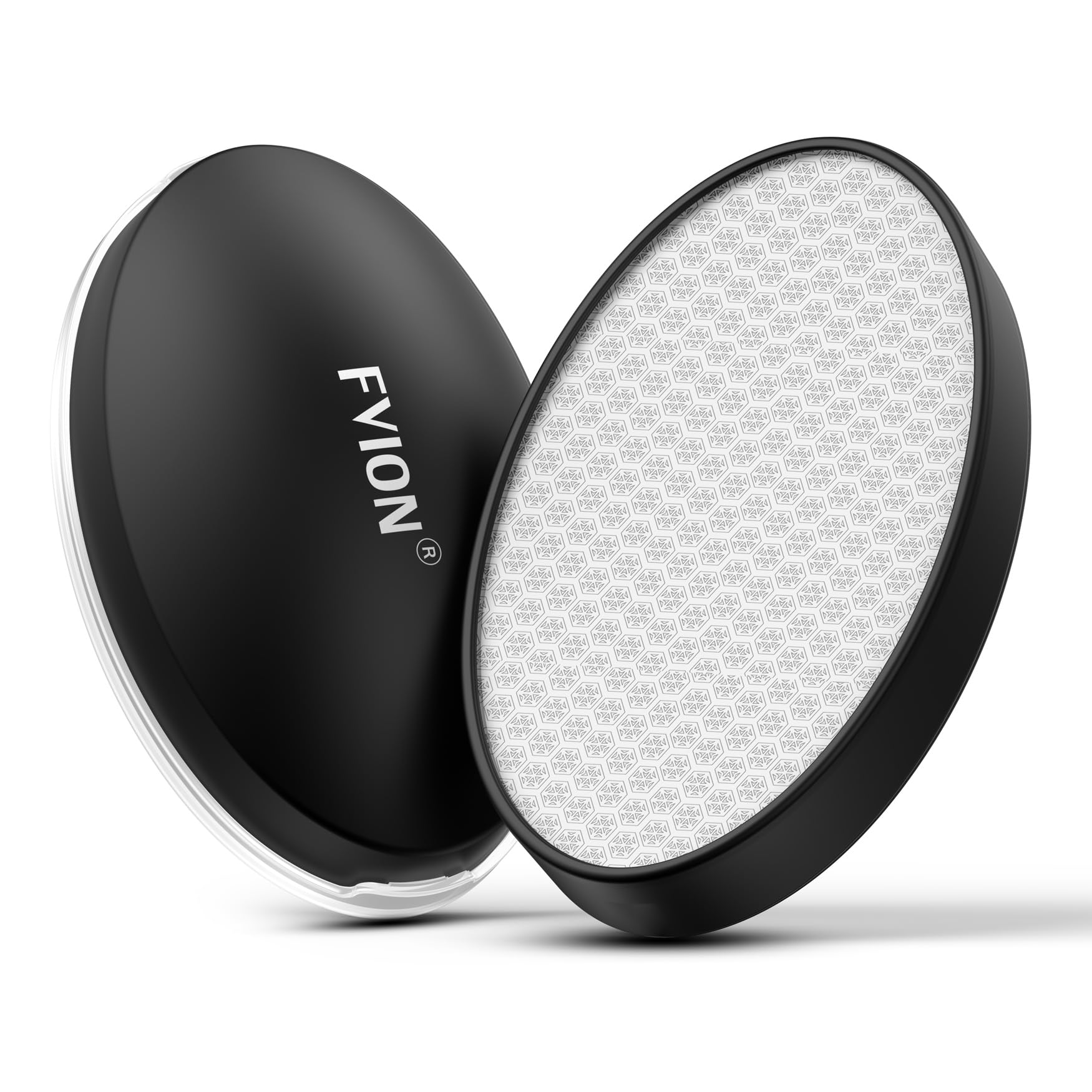 FVION Painless Crystal Hair Remover, Fine Grit Nano Hair Eraser, Glass Body Hair Shaver for Smooth Skin, Effortless Hair Removal Tool (Black)