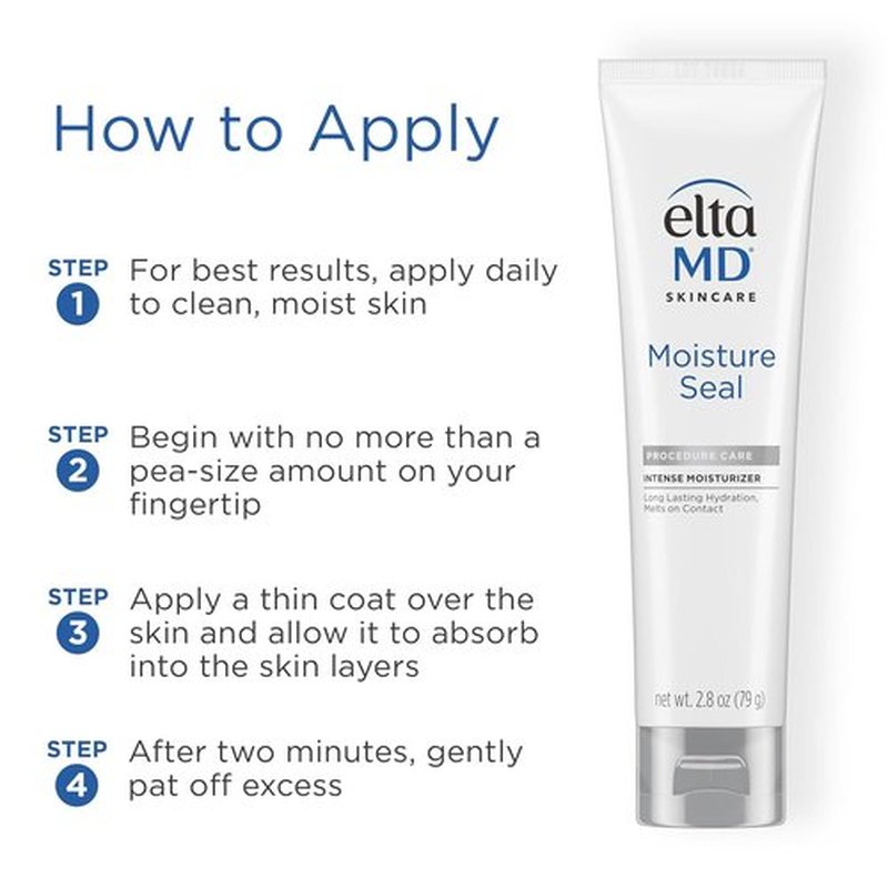 EltaMD Moisture Seal - Intense Hydrating Occlusive Moisturizer for Dry Skin - 2.8 oz Tube