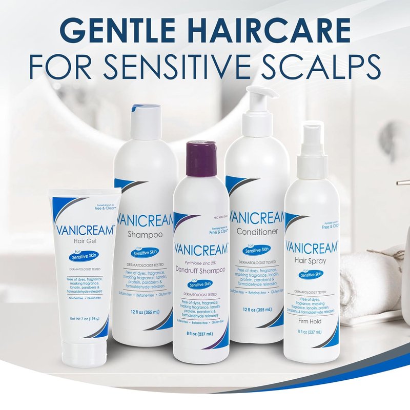 Vanicream Conditioner - pH Balanced Formula for All Hair Types & Sensitive Scalps | Fragrance-Free, 12 Fl Oz