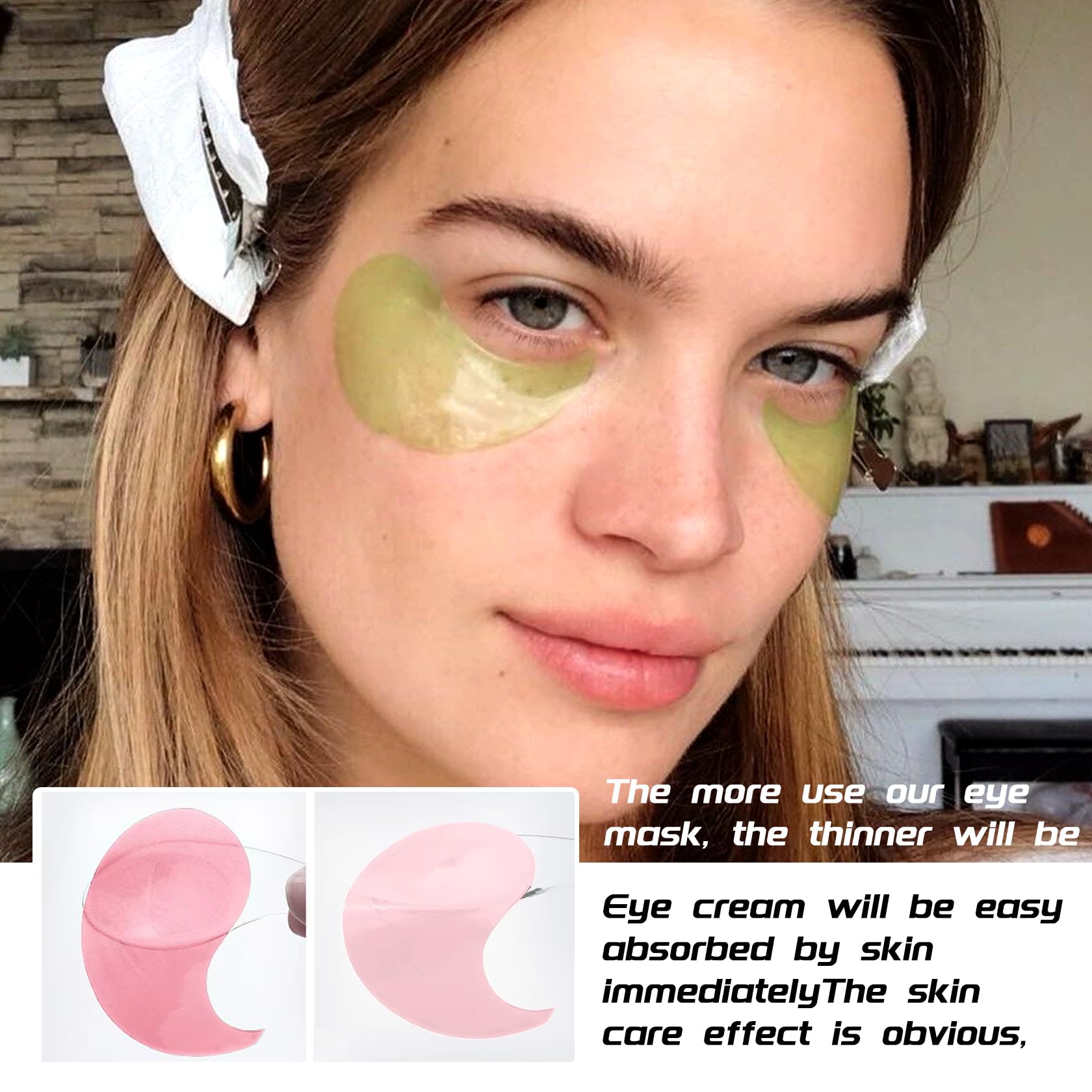 ZZCQzeze 90 Pairs Under Eye Patches,Hydrating Under Eye Masks,Moisturizing Eye Patches Bulk for Dark Circles,Undereye Mask Patches for Eye Care,Nourishing Eyemask Skin Care Set for Women