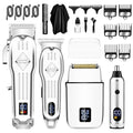 SUNNOW Hair Clippers and Trimmer Set, Electric Razor with Adjustable Speed