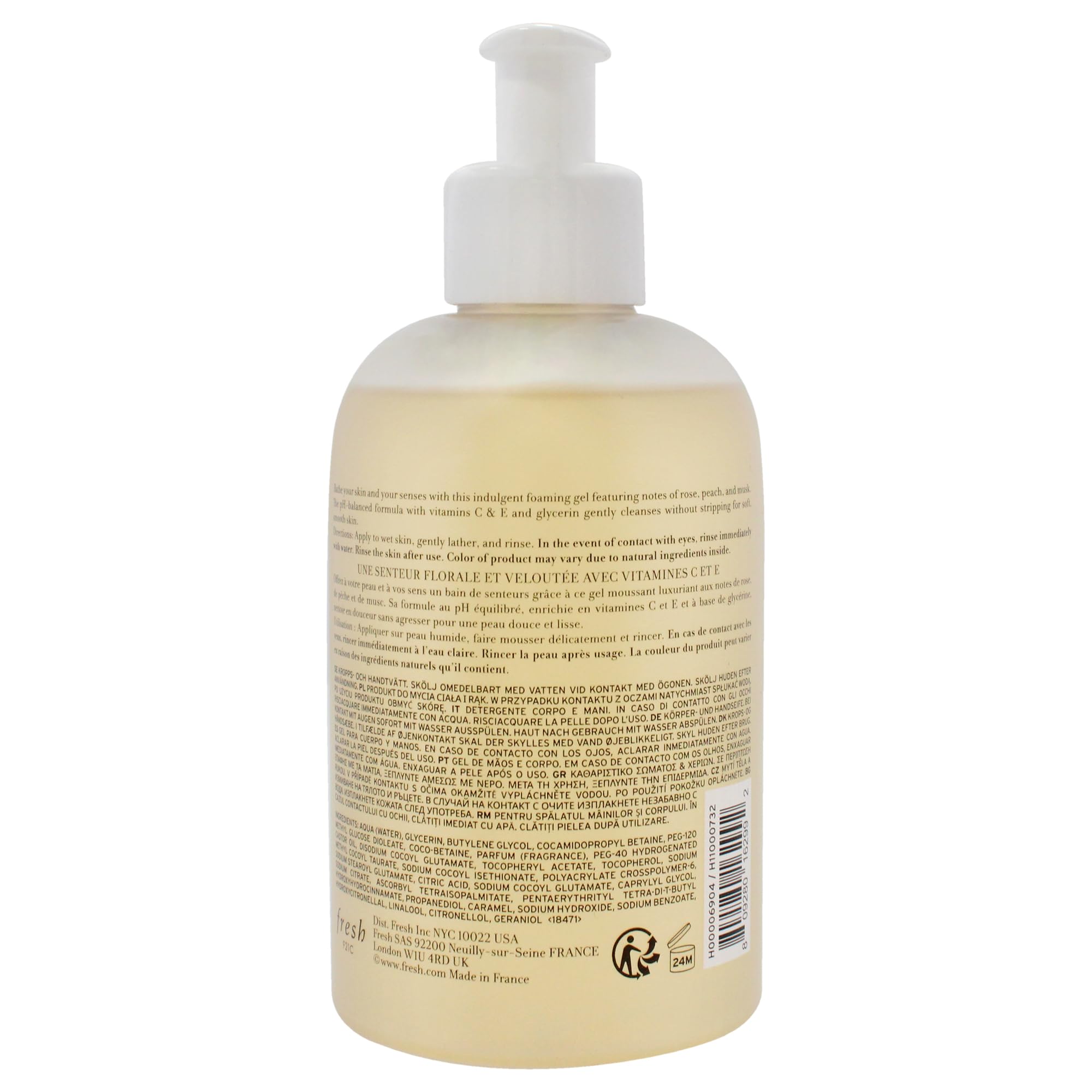 Rose Morning by Fresh for Women - 10 oz Body Wash
