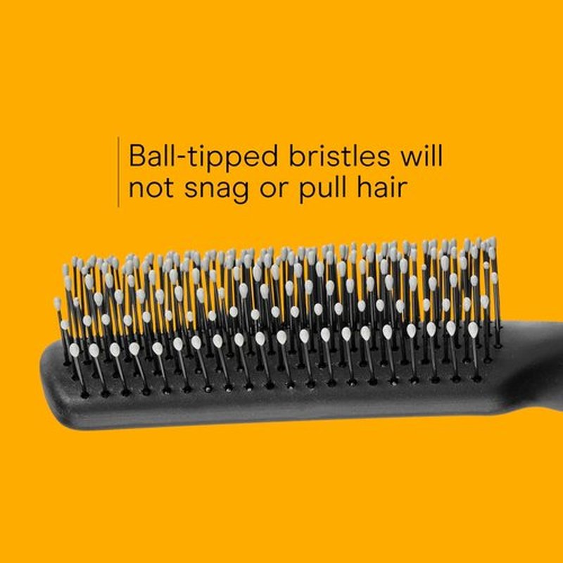 Conair Salon Results Detangling Hairbrush - Effortless Styling for All Hair Types | Nylon Bristles