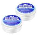 Fat Brothers Tallow Balm – 2-Ingredient (Beef Tallow + Organic Beeswax), Unscented, .5 oz Metal Tin (3X Larger Than Standard Tubes), Pure, Petroleum-Free, Ultra-Moisturizing - 2 pack