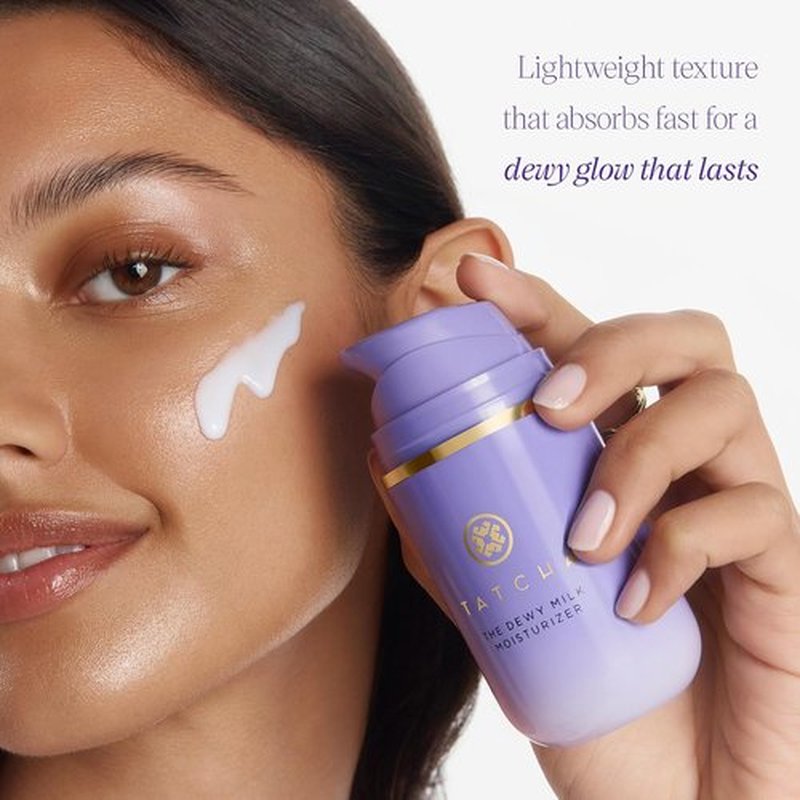 Tatcha Dewy Milk Moisturizer - Lightweight Oil-Balancing Hydration for Bouncy Skin & Lasting Glow