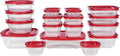 Rubbermaid EasyStore Containers - 38-Piece Food Storage Set with Lids for Organized Kitchen